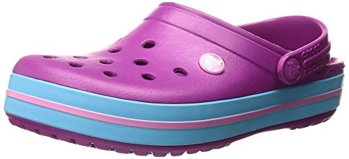 Crocs Unisex-Adult Men's and Women's Crocband Clog, Vibrant Violet, 6