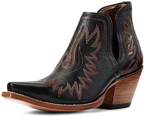 ARIAT womens Dixon Western Boot, Brooklyn Black, 5 US